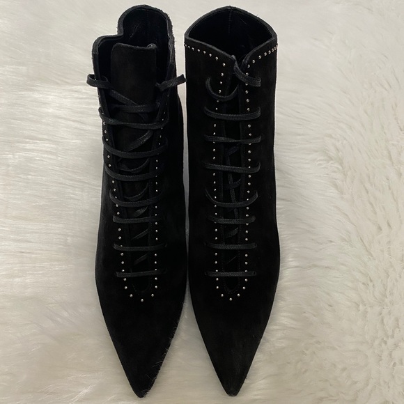NEW in Box-YSL SAINT LAURENT Kate Suede Ankle Boots 39 - Picture 3 of 8